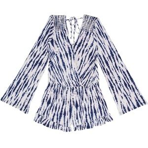 Vintage Havana Kids Long Sleeve Romper. Girls size Large